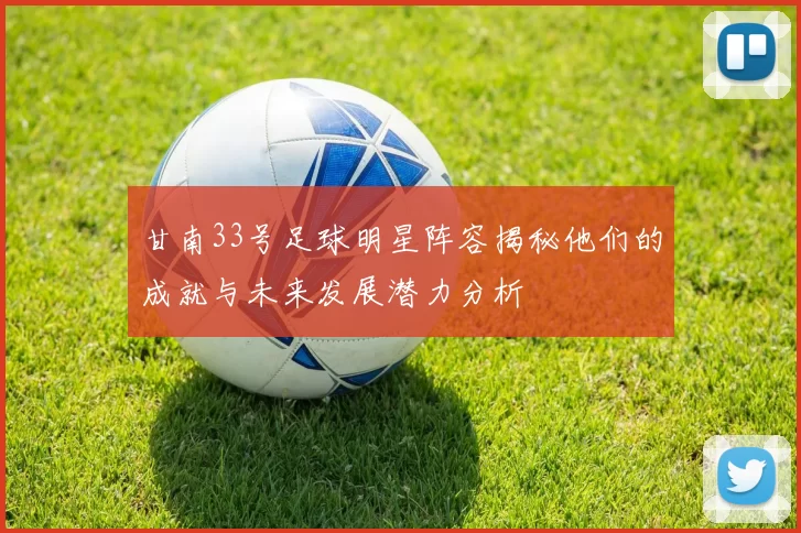 甘南33号足球明星阵容揭秘他们的成就与未来发展潜力分析